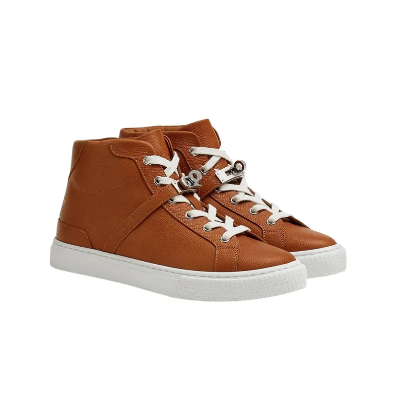 HERMES Daydream Stylish Skateboarding Shoes Women's White Brown-2