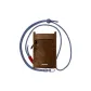 Bronze Coffee+Blue Pattern 6mm Strap
