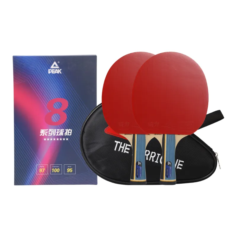 PEAK M8 Ping Pong Paddles Unisex All Wood Carbon Fiber-4