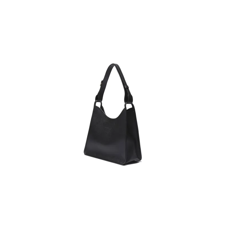 LONGCHAMP Medium Le Foulonné Hobo Leather Bag-1