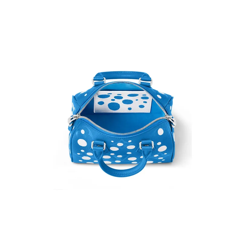 LOUIS VUITTON Lv X Ky Speedy Bandouliere 20 Blue/White-3