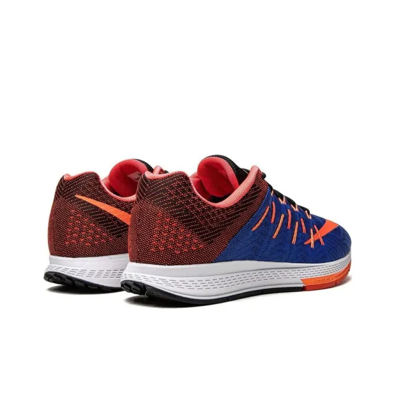 Nike Air Zoom Elite 8 Slip-Resistant Cushioning Low-Top Running Shoes Men's Blue Orange-3
