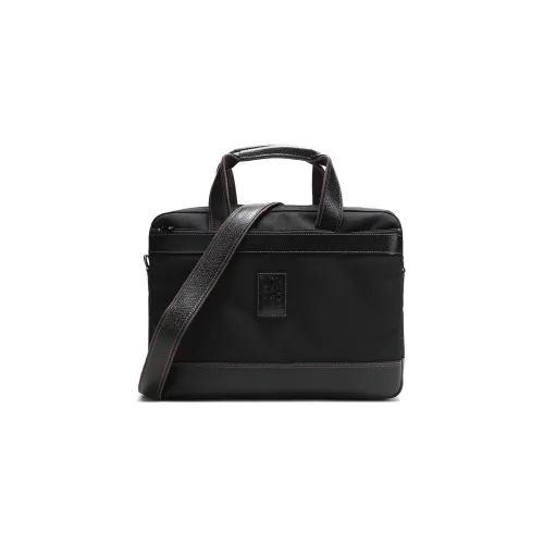 LONGCHAMP Boxford Series Fabric hand Bag Suitcase Middle Blue Sling Bag