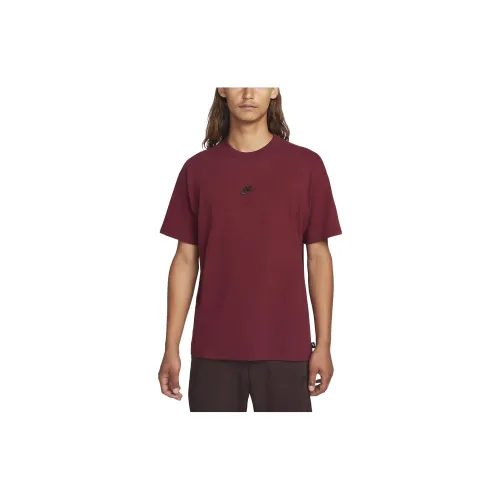 Nike T-Shirts Men Dark Color Beetroot