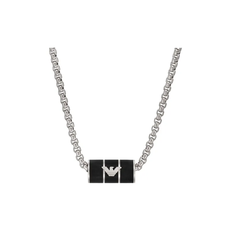 EMPORIO ARMANI Stainless Steel Necklaces Men's Silver-1