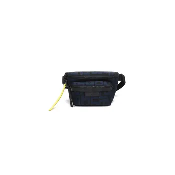 LONGCHAMP Le Pliage LGP Fabric Sling Bag, Crossbody Bag, Fanny Pack Women's Black & Blue