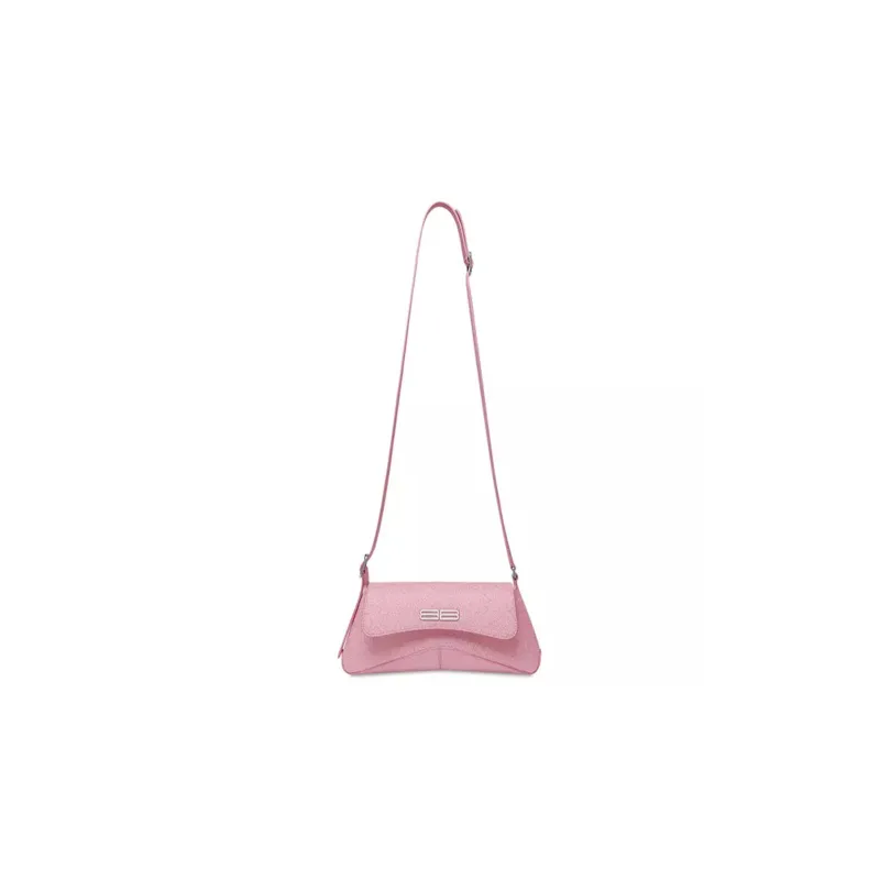 Balenciaga Polyester Shoulder Bag, Crossbody Bag Trumpets Women's Pink-1