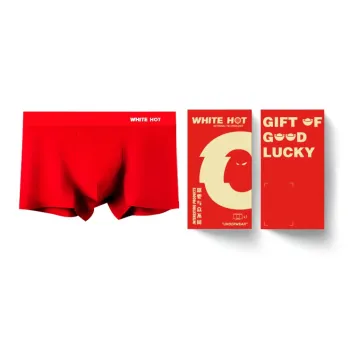 WHITE HOT Boxer Shorts Underpants Men's 1 Pack Solid Color