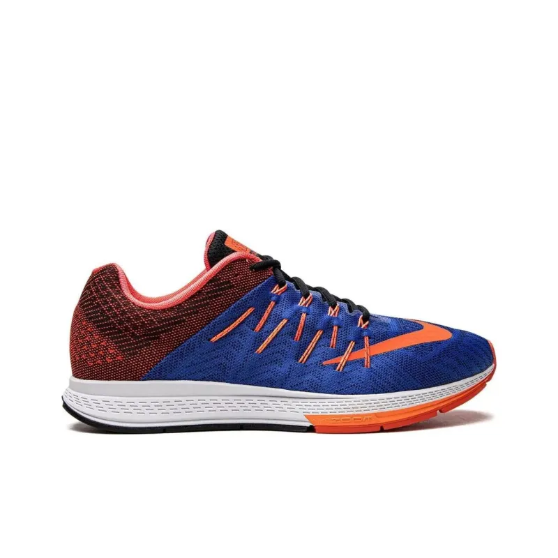 Nike Air Zoom Elite 8 Slip-Resistant Cushioning Low-Top Running Shoes Men's Blue Orange-1