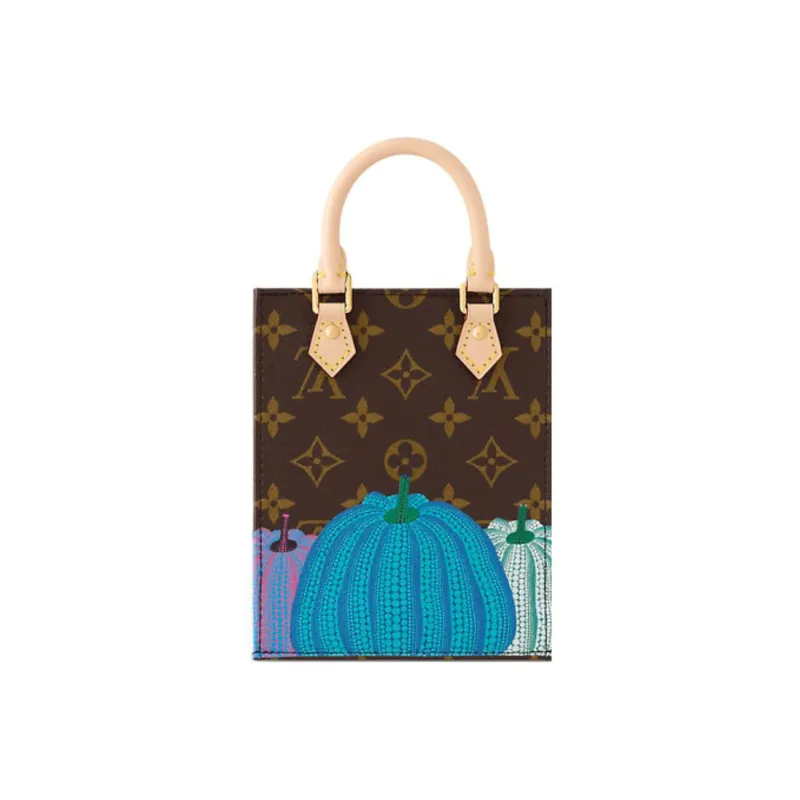 LOUIS VUITTON Lv X Yk Petit Sac Plat Pumpkin Print-3
