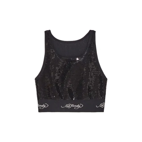 Ed Hardy Tank Tops Women's Black