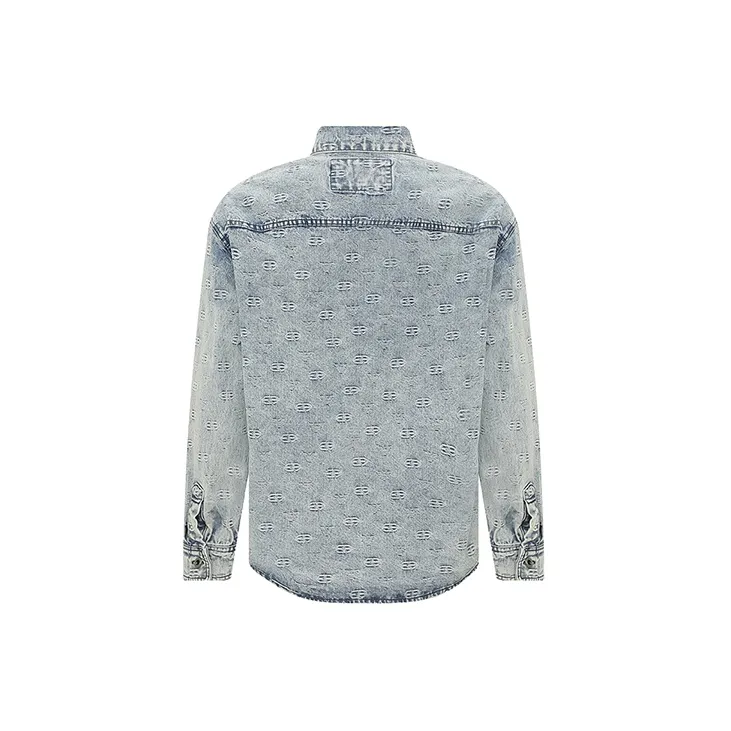 EMPORIO ARMANI Shirts Men Blue-1