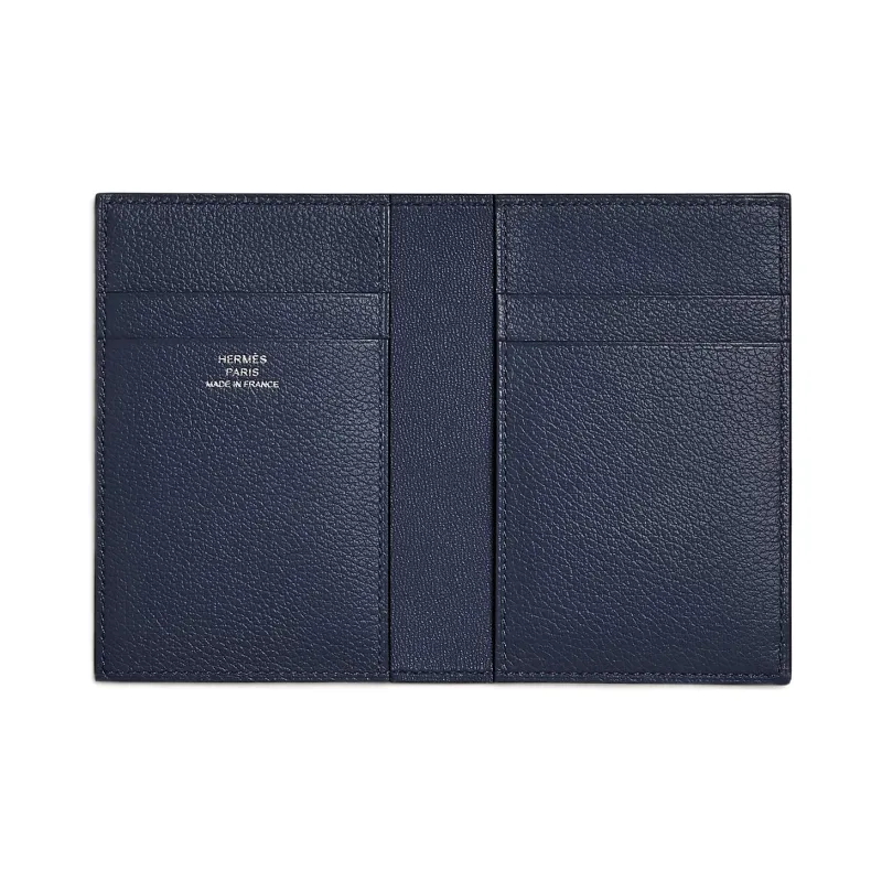 HERMES MC² Euclide Evercolor Calfskin Card Holder Women's 2Z Bleu Nuit Midnight Blue-1