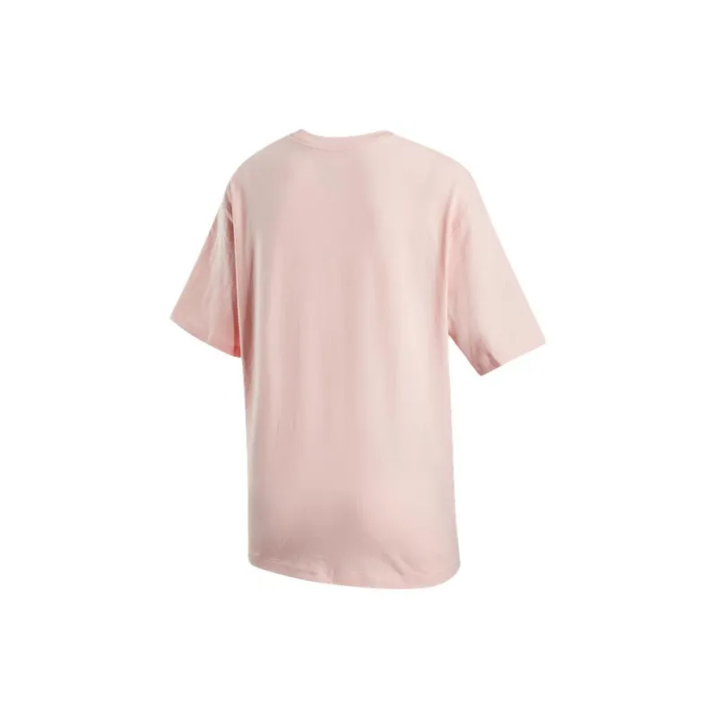 Jordan Drop Shoulder Sleeve T Shirt Women's Elegant Light Pink-1
