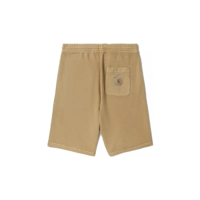 Carhartt WIP Casual Shorts Men Beige Yellow-1