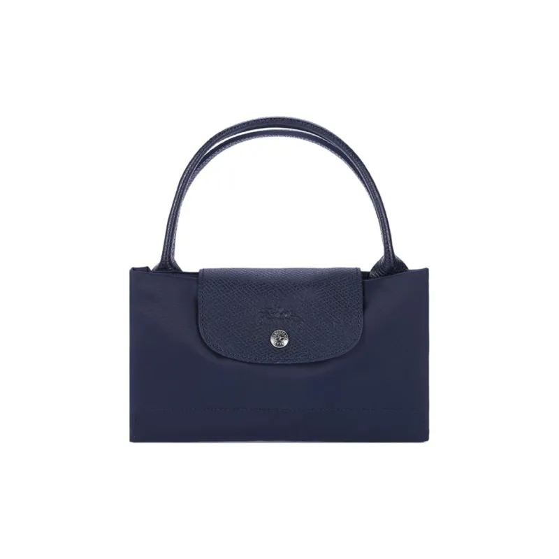 LONGCHAMP Le Pliage Green Canvas Dumpling Bag, Shoulder Bag, Crossbody Bag, Handbag Medium Size Women's Sea Blue-6