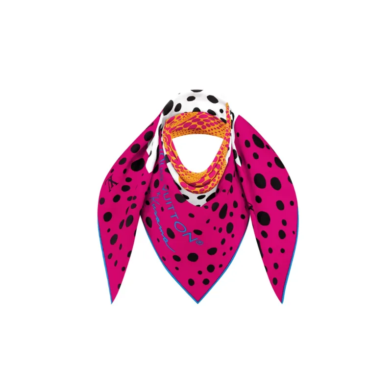 LOUIS VUITTON Grass Interim Life Joint Name Silk Scarves Women's-2