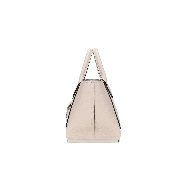 LONGCHAMP Mailbo Cow Leather Handbag Crossbody Bag Shoulder Bag Small Size Women's Pink White-2