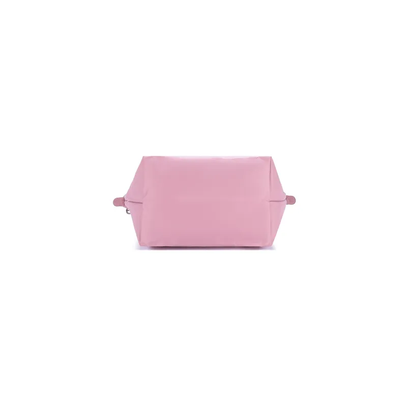 LONGCHAMP Le Pliage Green Canvas With Leather Trim Canvas Bag, Dumpling Bag, Handbag Medium Size Women's Pink-4