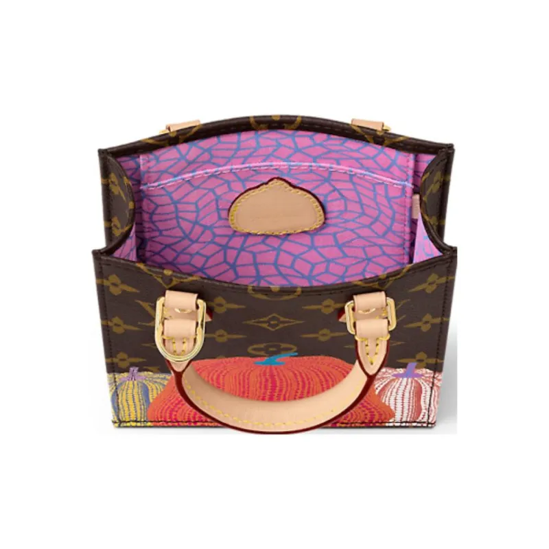 LOUIS VUITTON Lv X Yk Petit Sac Plat Pumpkin Print-2