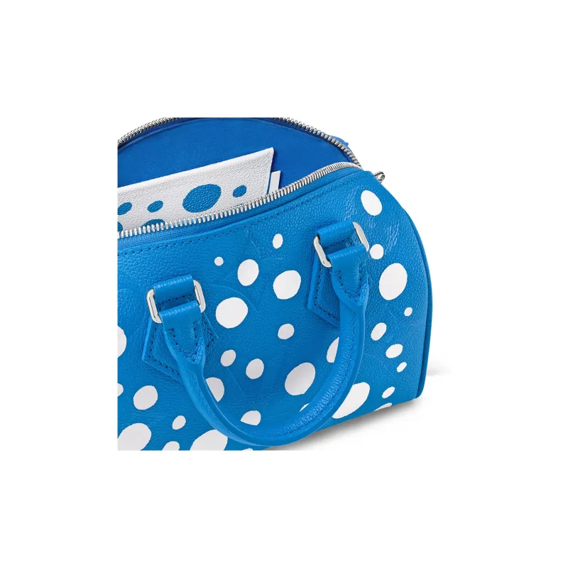 LOUIS VUITTON Lv X Ky Speedy Bandouliere 20 Blue/White-4