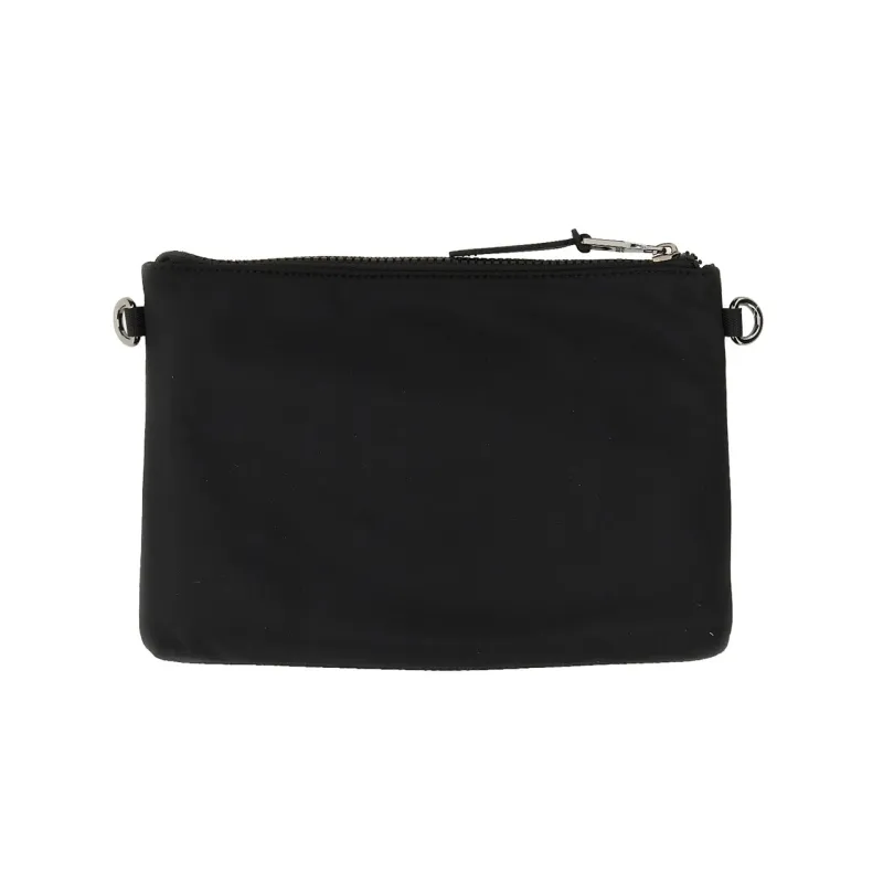 VERSACE JEANS COUTURE Polyester Wrist Bag Clutch Trumpets Men's Black-4