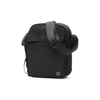 QING QI ZHE Fabric Crossbody Bag Regular Unisex Black