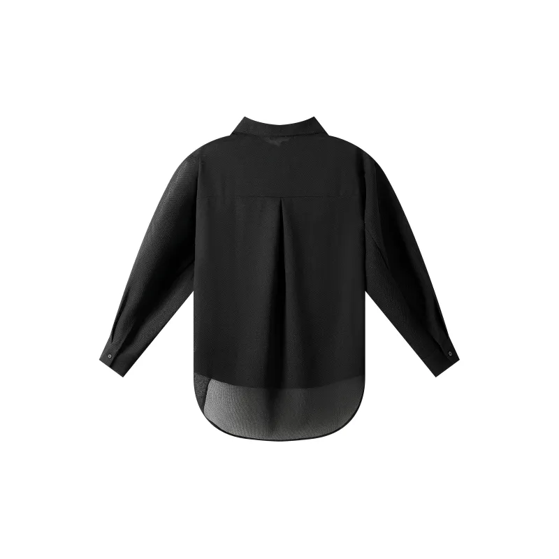 BIENKIMIIYE Shirts Women's Black-1