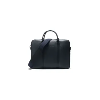 LONGCHAMP Le Foulonné Cow Leather Briefcases Small Size Men's Blue