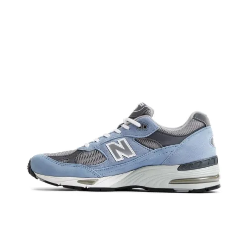 New Balance 991 MiUK Dusty Blue Alloy Smoked Pearl