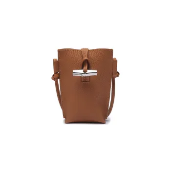 LONGCHAMP Roseau Leather Phone Holder