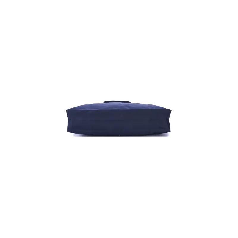 LONGCHAMP Le Pliage Green Cow Leather Canvas Bag Briefcase Men's Navy Blue-4