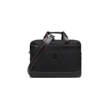 LONGCHAMP Le Pliage Fabric Laptop Bag Men's Black