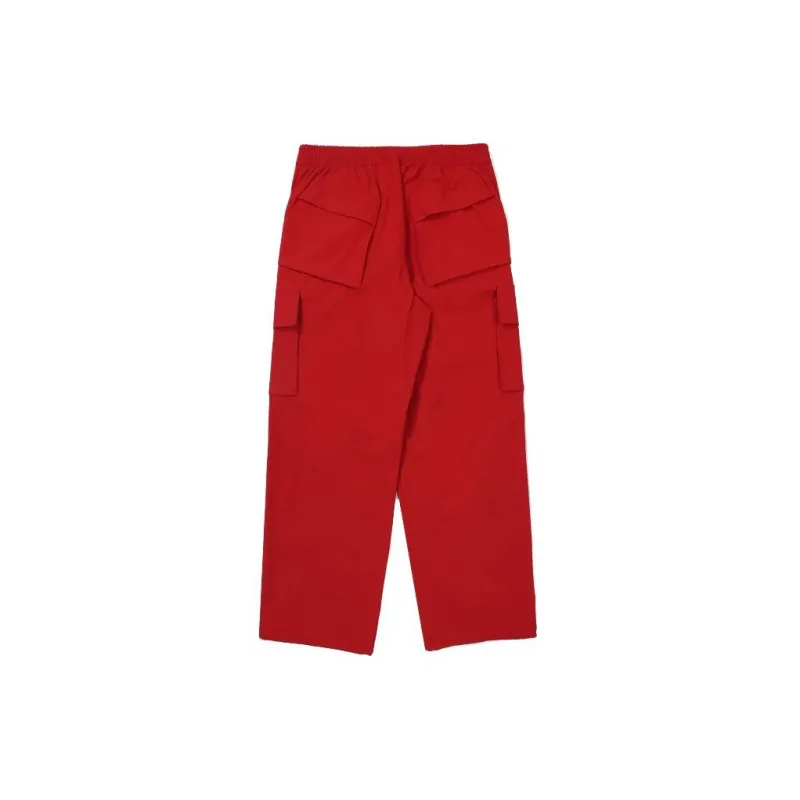 FILA Knitted Sweatpants Unisex Red-1