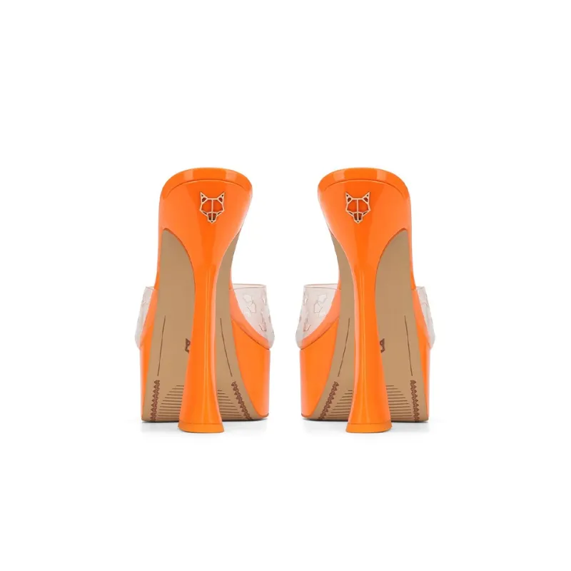 Naked Wolfe Harriet Stylish Sandal 16cm Women's Orange-5