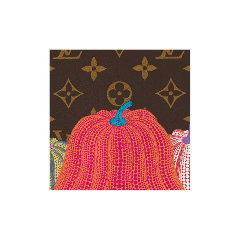 LOUIS VUITTON Lv X Yk Petit Sac Plat Pumpkin Print-4
