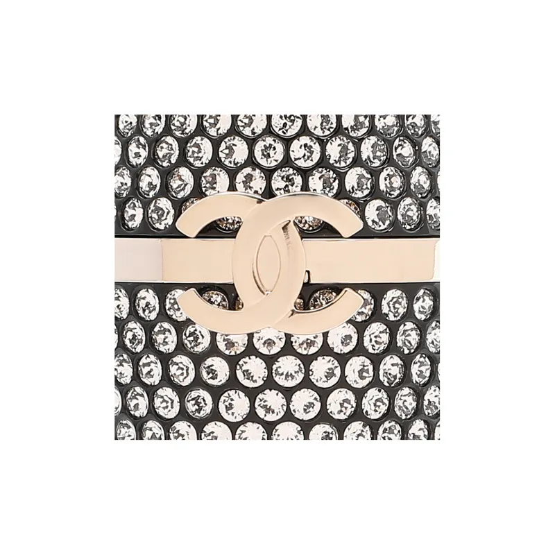 CHANEL Sheepskin Crossbody Bags Women's Silver-5