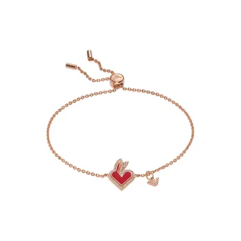 EMPORIO ARMANI 925 Sterling Silver Bracelets Women's Rose Gold