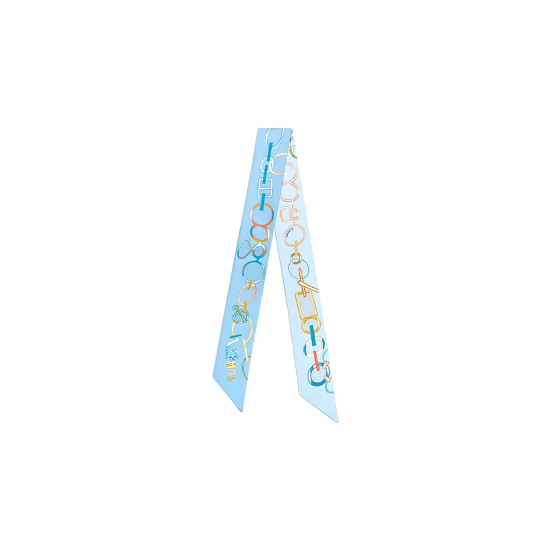 HERMES 2010s Twilly Do Re Boucles Scarf-0
