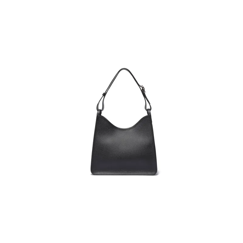 LONGCHAMP Medium Le Foulonné Hobo Leather Bag-3
