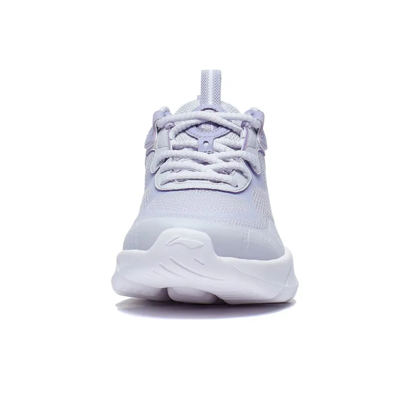 LiNing EasyFit Fle Wear-Resistant Breathable Cushioning Low-Top Running Shoes Women's Light Dusty Purple-3