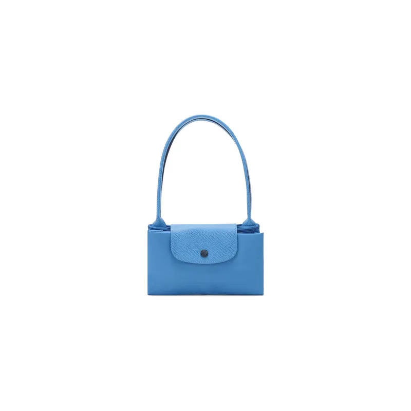 LONGCHAMP Fabric Dumpling Bag, Tote Bag, Shopping Bag, Shoulder Bag Trumpets Women's Blue-6