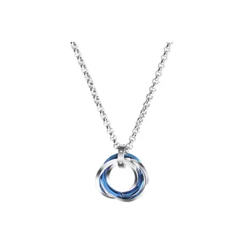 JUICY GRAPE Individual Three Loop Minimalist Style Versatile Collarbone Chain Necklaces Men's