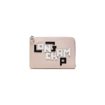 LONGCHAMP Le Pliage LGP Sheepskin IPad® Case Clutch Women's Rose Pink