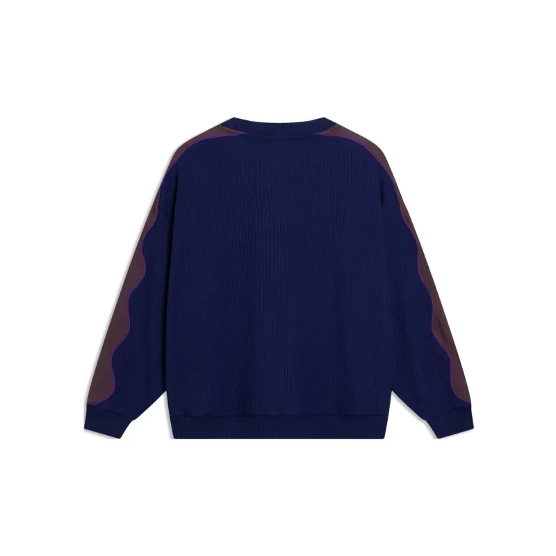 LiNing Sweatshirts Unisex Dark Ship Blue-1