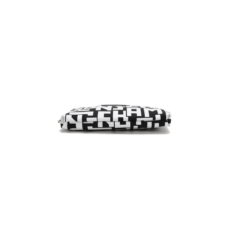 LONGCHAMP Le Pliage LGP Fabric Clutch Women's Black White-4