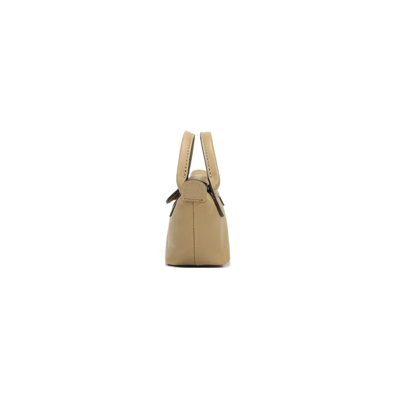 LONGCHAMP Le Pliage Cuir Sheepskin Portable Crossbody Bag, Shoulder Bag Women's Khaki-2