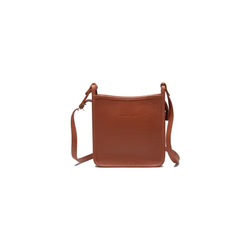 LONGCHAMP LE FOULONN Small-Size Single-Shoulder Bag Red/Brown Wmns