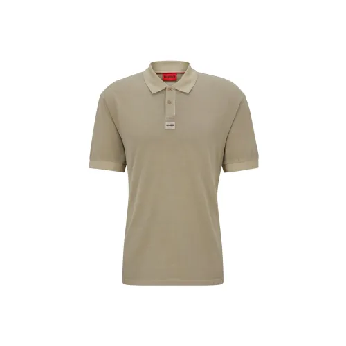 HUGO BOSS Polo Shirts Men Light Brown