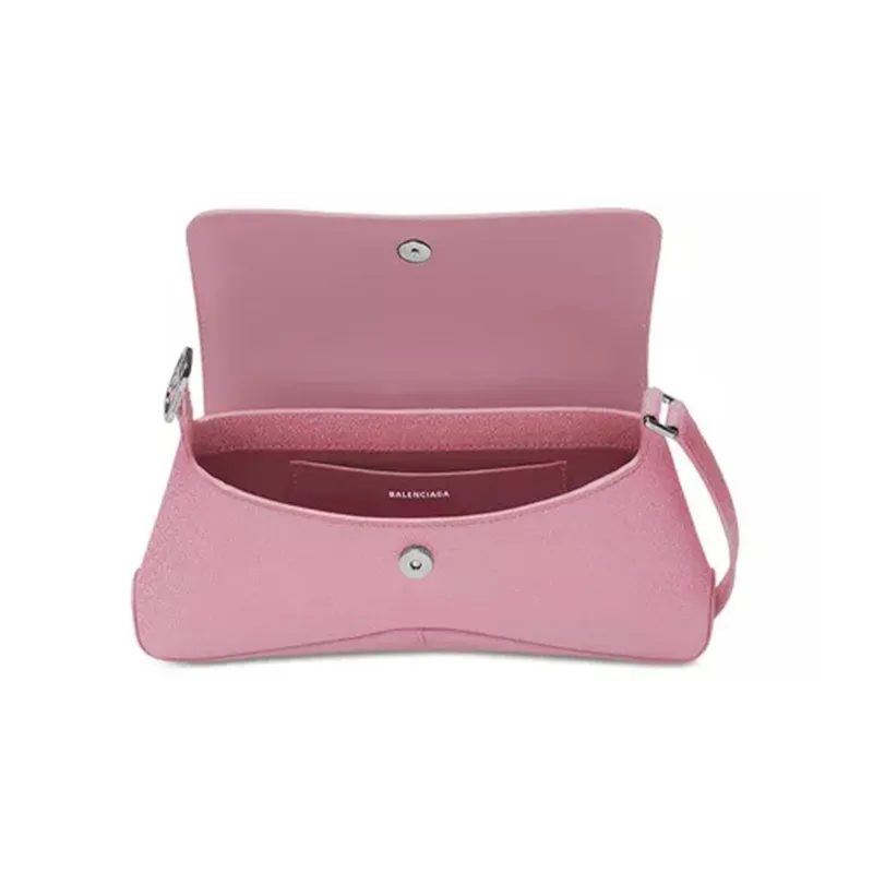 Balenciaga Polyester Shoulder Bag, Crossbody Bag Trumpets Women's Pink-5